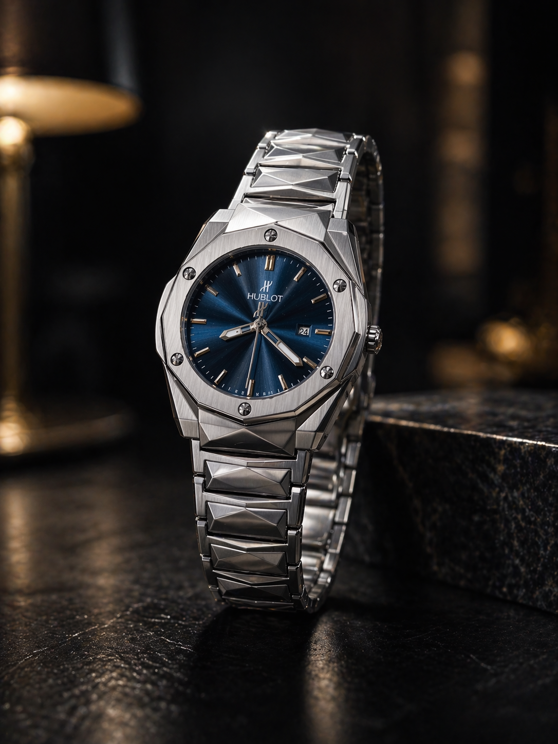 Luxury Stainless Steel Blue Dial Watch – Premium Elegant Design