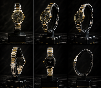 Premium Gold & Silver Chain Watch