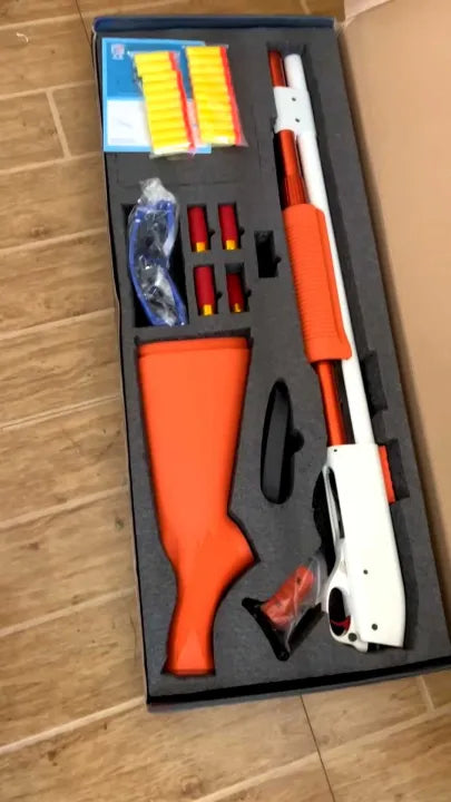 Short Gun Shell Ejecting Shotgun Toy for kids