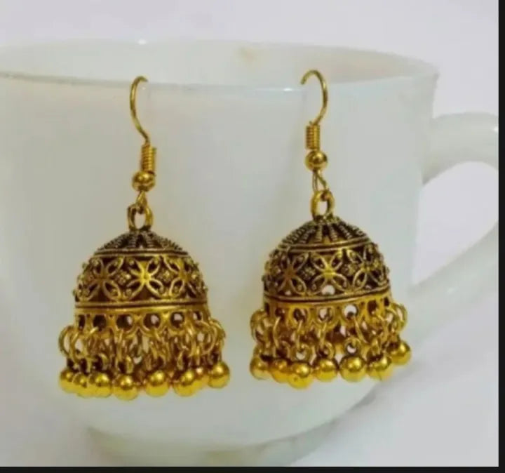 Unique Silver Color Small jhumka