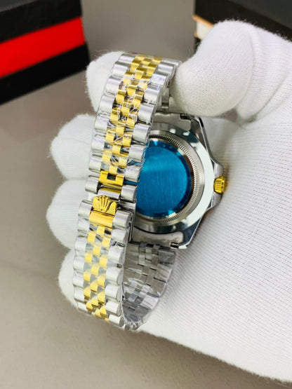 GMT Two-Tone Black Chain – Sleek Style Watch