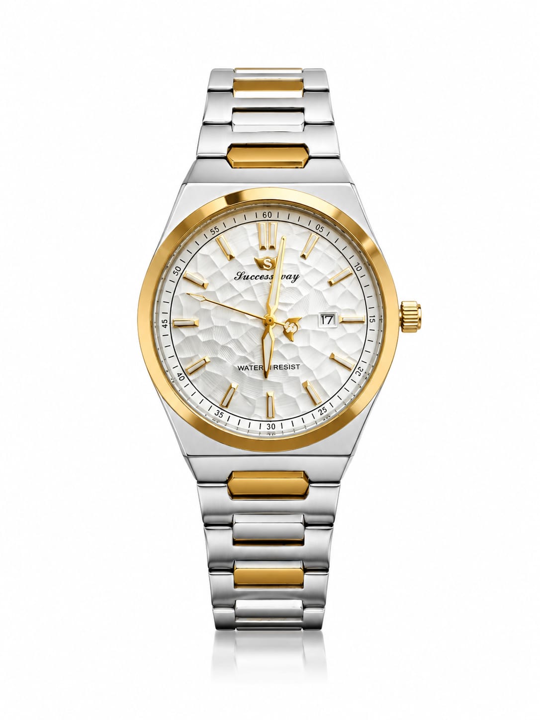 Premium Gold & Silver Chain Watch