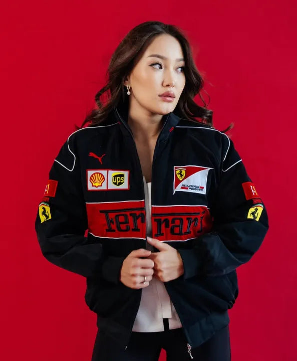 Ferrari F1 Jacket Premium Bomber | Racing Team Jacket