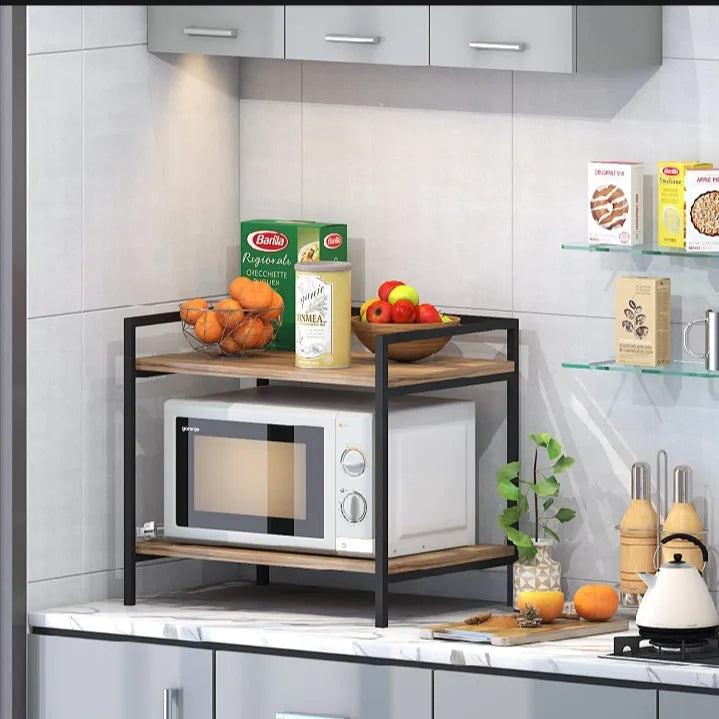 Microwave Oven Rack Kitchen